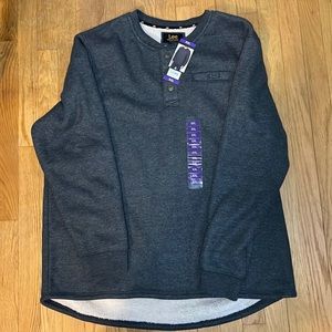 NWT Men’s Lee Outdoor Henley - Sherpa Lined - size XXL